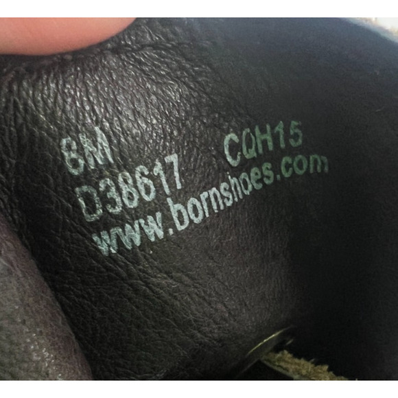 Born Sylvia Ankle Boots Womens Size 8 M Tan Leather Side Zip Boho Indie Comfort - Picture 8 of 9